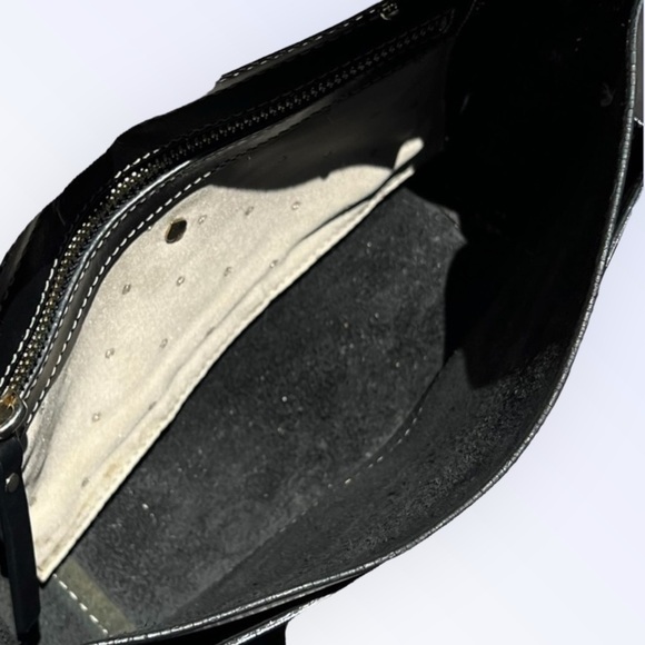 🌻Kate Spade New York Black Leather Essex Scout Crossbody Bag {Flaws} - Picture 8 of 13